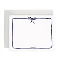 E. Frances Paper Studio - EF EF NSBL - Thin Navy Bow Flat Notes Boxed, Set of 8