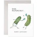 E. Frances Paper Studio - EF EFGCBI - Pickleball Birthday Card