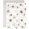 E. Frances Paper Studio - EF EFGCWE0011 - White Flower Wedding Card