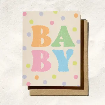 Daydream Prints - DP DPGCBA0003 - Colorful Baby Card