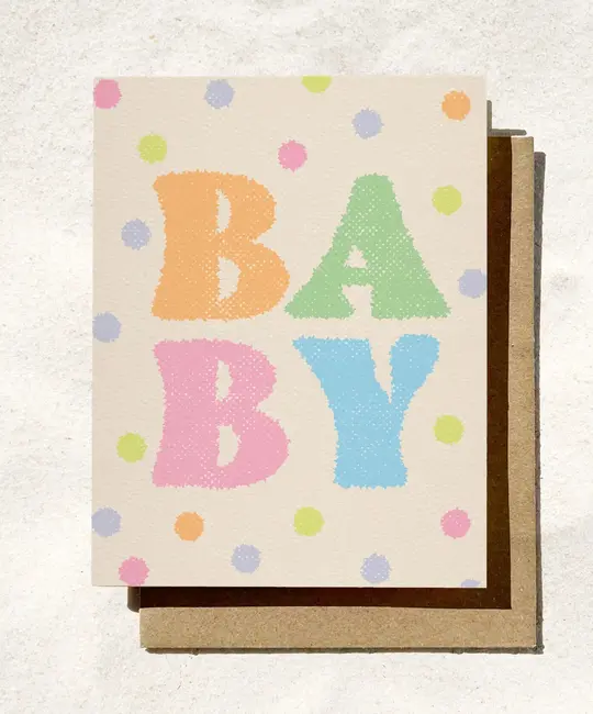 Daydream Prints - DP DPGCBA0003 - Colorful Baby Card