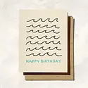 Daydream Prints - DP DPGCBI0020 - Waves Birthday Card