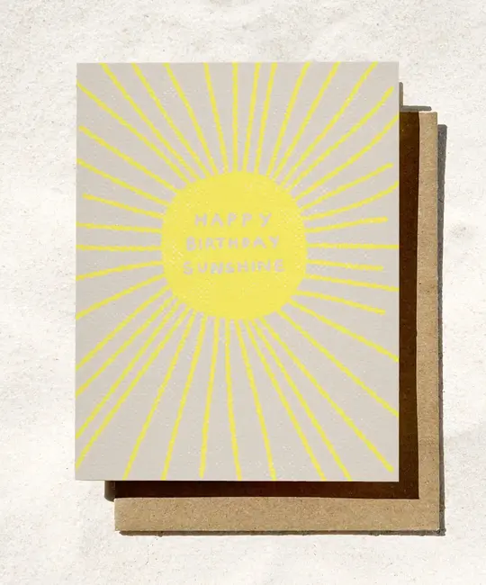 Daydream Prints - DP DPGCBI0019 - Sun Happy Birthday Sunshine Card