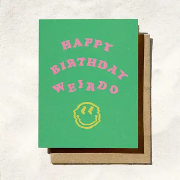 Daydream Prints - DP DPGCBI0018 - Weirdo Birthday Card