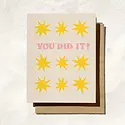Daydream Prints - DP You Did It Stars Congratulations Card