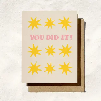 Daydream Prints - DP You Did It Stars Card