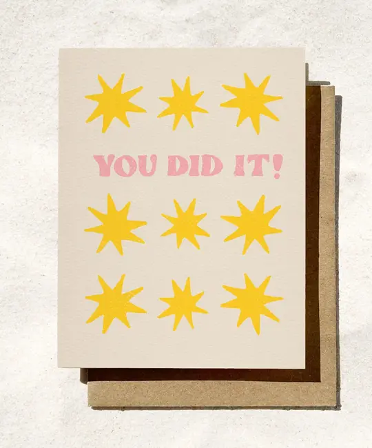 Daydream Prints - DP You Did It Stars Congratulations Card