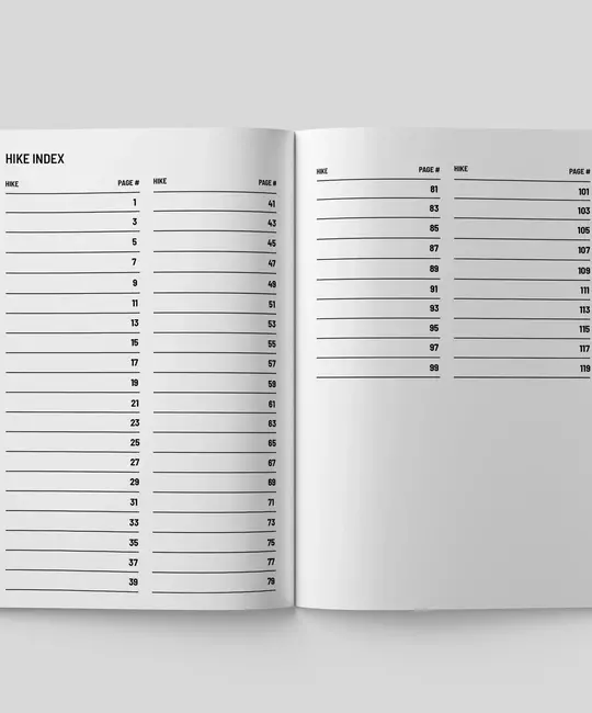 Timeside - TI TI NBGU - Hikes Remembered, A Hiking Log Journal Guided Notebook
