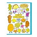 Lucky Horse Press - LHP LHPGCHAN0001 - Food Friends Hanukkah Card