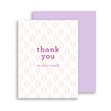Gus and Ruby Letterpress - GR Gus & Ruby - Thank You So Very Much