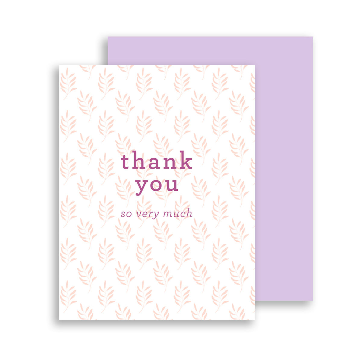 Gus and Ruby Letterpress - GR Gus & Ruby - Thank You So Very Much