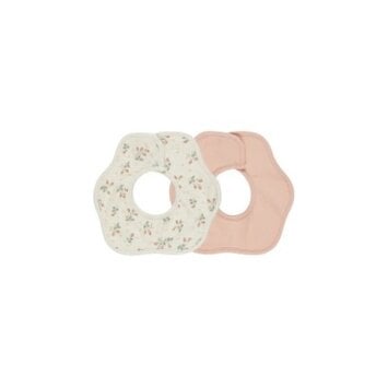 Quincy Mae - QM QM BKAC - Flower Bib, 2 Pack || Strawberries, Melon