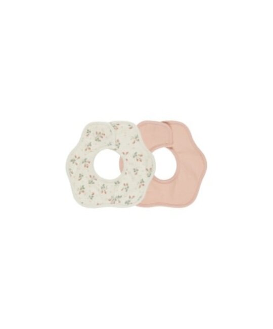 Quincy Mae - QM QM BKAC - Flower Bib, 2 Pack || Strawberries, Melon