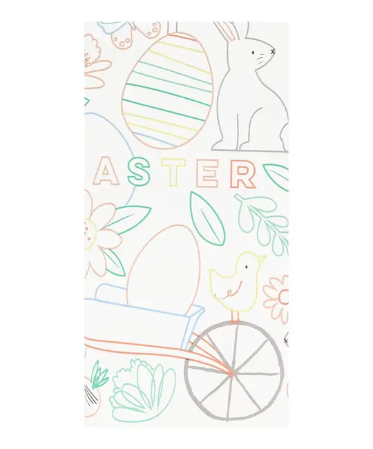 Meri Meri - MEM MEM PS - Easter Color In Activity Tablecloth