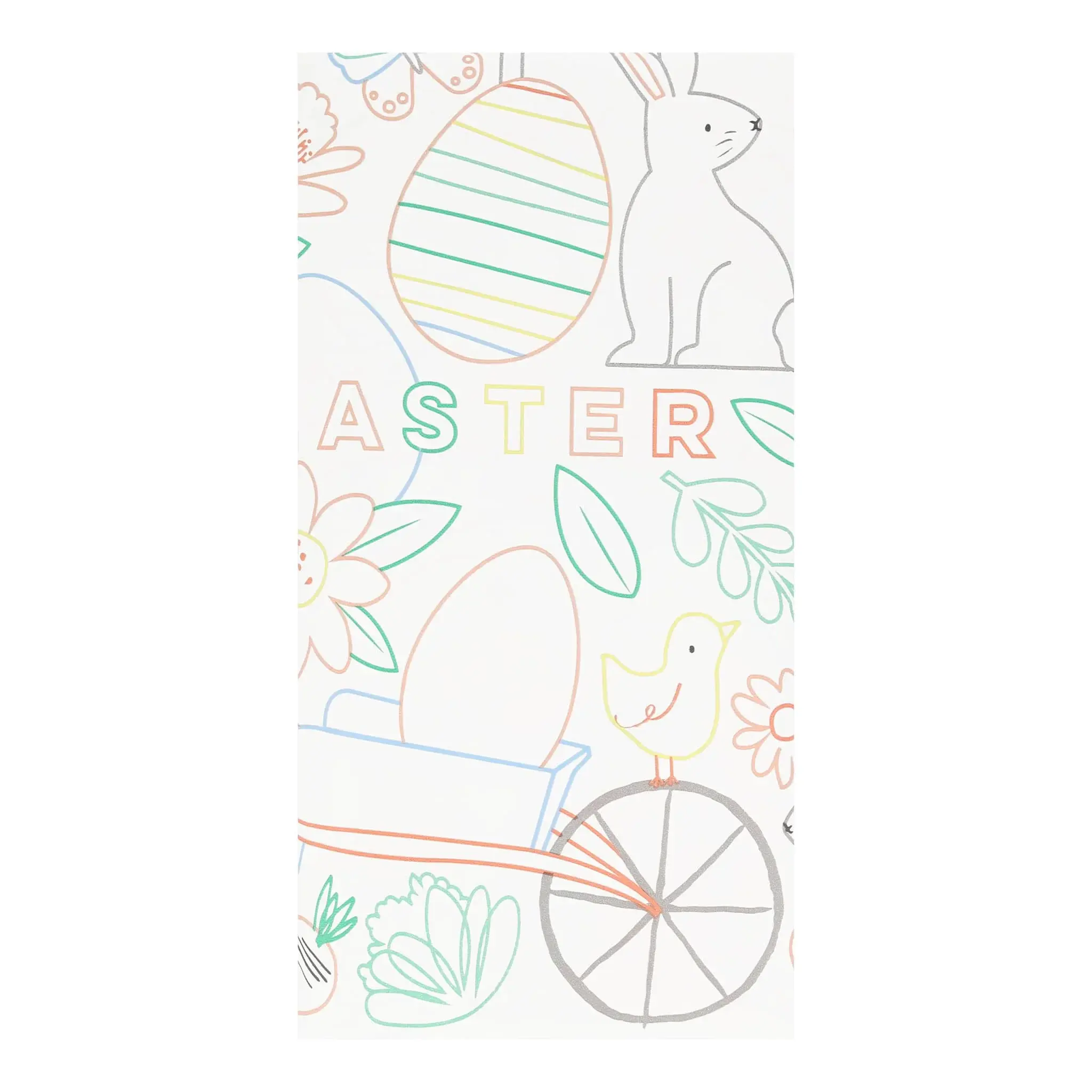 Meri Meri - MEM MEM PS - Easter Color In Activity Tablecloth