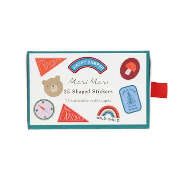 Meri Meri - MEM MEM ST - Camping Adventure Shaped Stickers in a Box