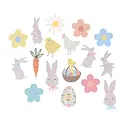 Meri Meri - MEM MEM ST - Easter Themed Shaped Stickers in a Box
