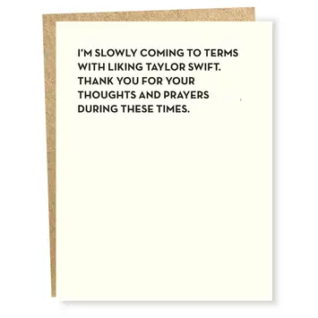 Sapling Press - SAP SAPGCHU - Thoughts and Prayers, Taylor Swift