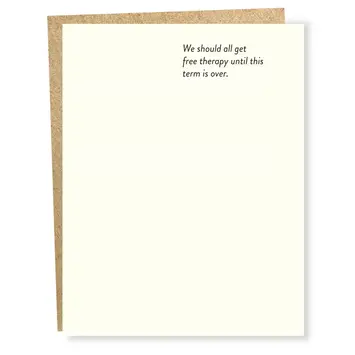 Sapling Press - SAP SAPGCHU0105 - Free Therapy Card (state of affairs)
