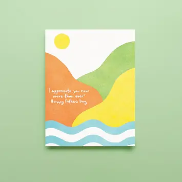 Iron Curtain Press - IC ICGCFD - Appreciate You More Than Ever Father's Day Card
