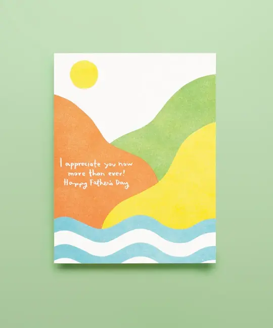 Iron Curtain Press - IC ICGCFD - Appreciate You More Than Ever Father's Day Card
