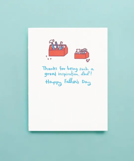 Iron Curtain Press - IC ICGCFD0008 - Great Inspiration Tool Box Father's Day Card