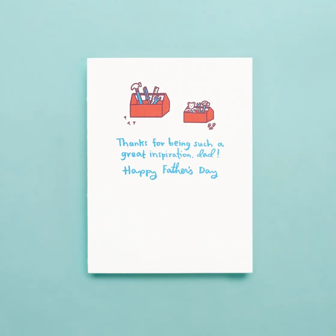 Iron Curtain Press - IC ICGCFD0008 - Great Inspiration Tool Box Father's Day Card