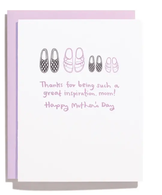 Iron Curtain Press - IC ICGCMD0006 - Inspiration Vans and Birkenstocks Mother's Day Card
