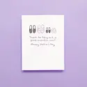 Iron Curtain Press - IC ICGCMD0006 - Inspiration Vans and Birkenstocks Mother's Day Card