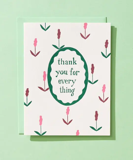 Iron Curtain Press - IC ICGCTY0023 - For Everything Thank You Card