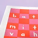 Iron Curtain Press - IC ICGCBM0002 - Checkered Bat Mitzvah Card