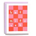 Iron Curtain Press - IC ICGCBM0002 - Checkered Bat Mitzvah Card