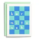 Iron Curtain Press - IC ICGCBM0001 - Checkered Bar Mitzvah Card