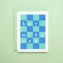 Iron Curtain Press - IC ICGCBM0001 - Checkered Bar Mitzvah Card