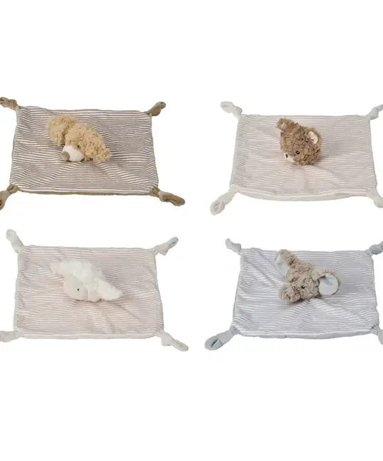 Creative Co-Op - CCO CCO BKTO - Plush Animal Snuggle Blanket Stuffie