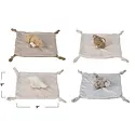 Creative Co-Op - CCO CCO BKTO - Plush Animal Snuggle Blanket Stuffie