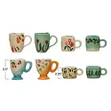 Creative Co-Op - CCO CCO HG - Assorted Hand-Painted Mini Mug (Espresso or Child)