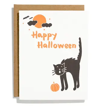 Iron Curtain Press - IC ICGCHA0002 - Black Cat Halloween Card