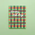 Iron Curtain Press - IC ICGCHO0008 - Plaid Holiday Card