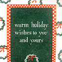 Iron Curtain Press - IC ICGCHO0009 - Warm Holiday Wishes Wreaths Card