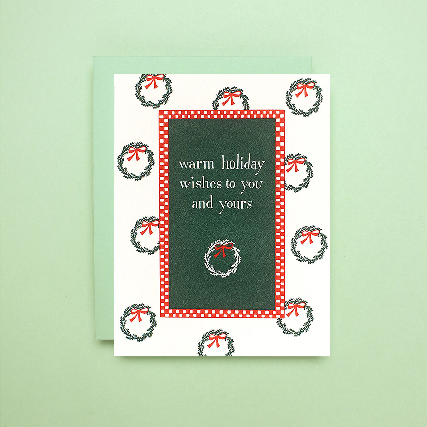 Iron Curtain Press - IC IC NSHO - Warm Wishes Wreaths Holiday Boxed Note Set