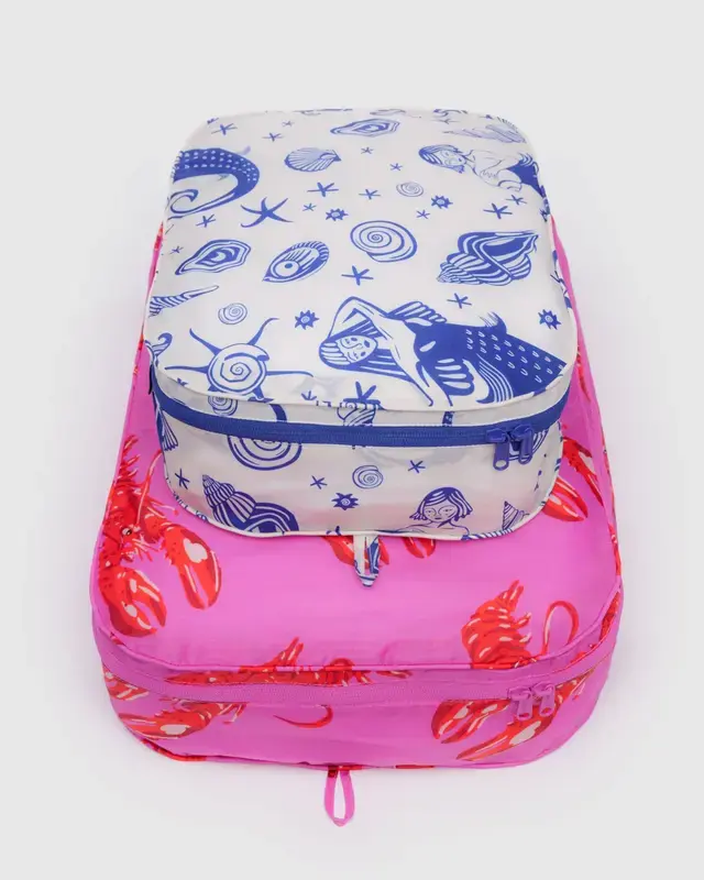 Baggu - BA BA AC - Large Packing Storage Cube Set, Sea Creatures