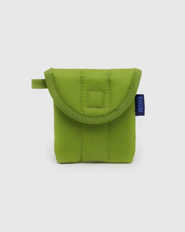 Baggu - BA BA AC - Puffy Earbuds Case, Green Juice