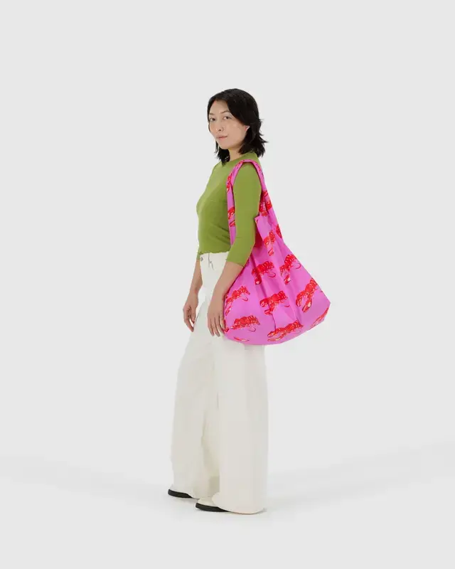 Baggu - BA BA BAG -  Big Baggu Pink Lobster Reusable Bag