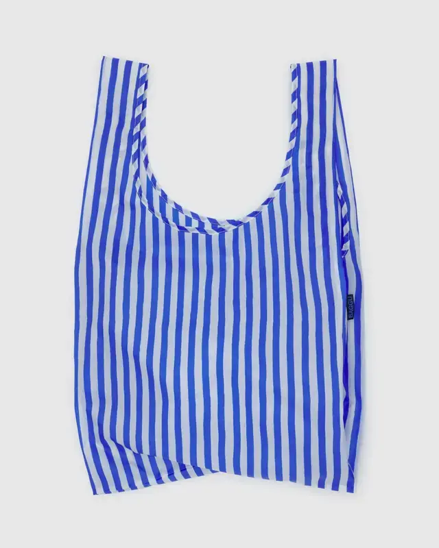 Baggu - BA BA BAG - Blue Painted Stripe Standard Baggu Reusable Bag