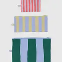 Baggu - BA BA BAG - Flat Pouch Set, Painted Stripe