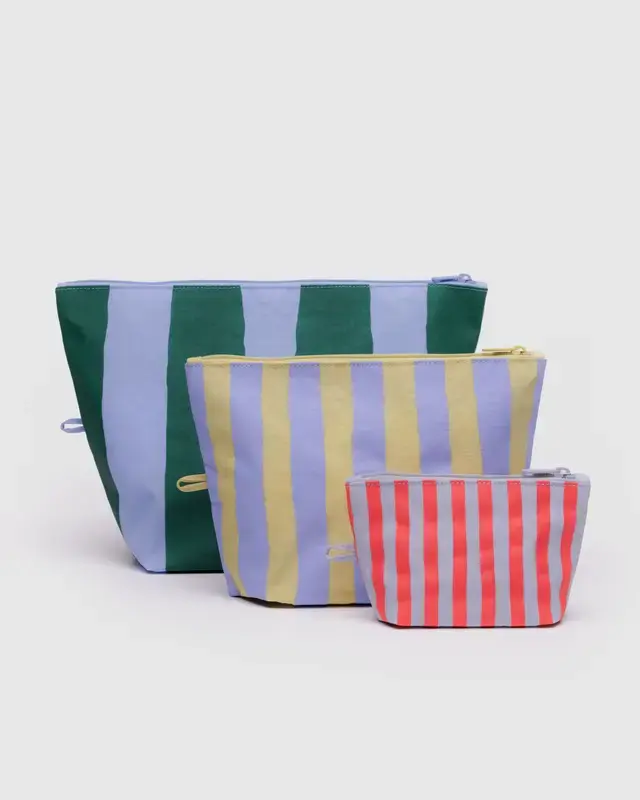 Baggu - BA BA BAG - Go Pouch Set, Painted Stripe