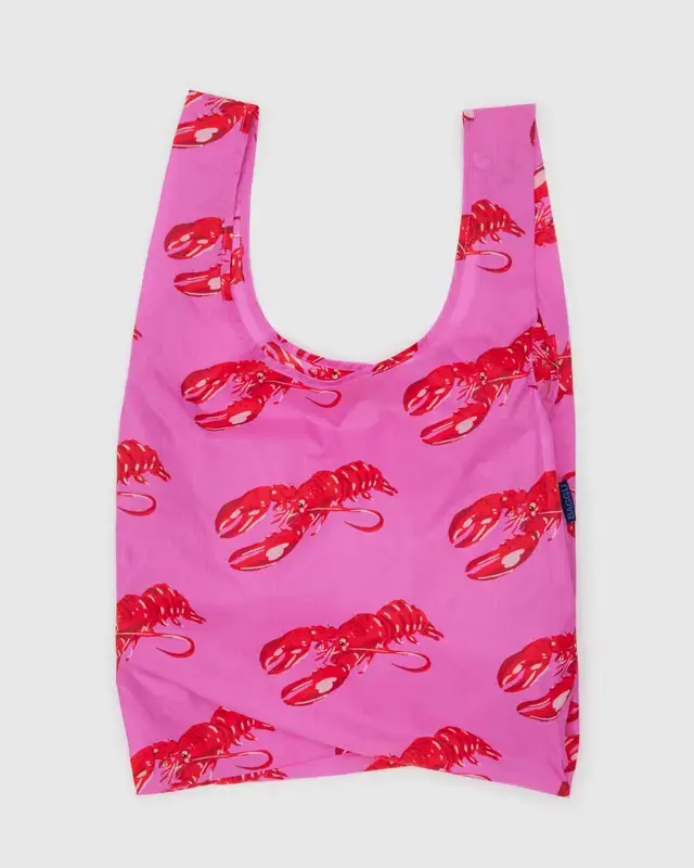 Baggu - BA BA BAG - Pink Lobster Standard Baggu Reusable Bag