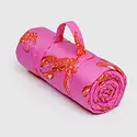 Baggu - BA BA GO - Puffy Picnic Blanket, Pink Lobster
