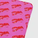 Baggu - BA BA GO - Puffy Picnic Blanket, Pink Lobster